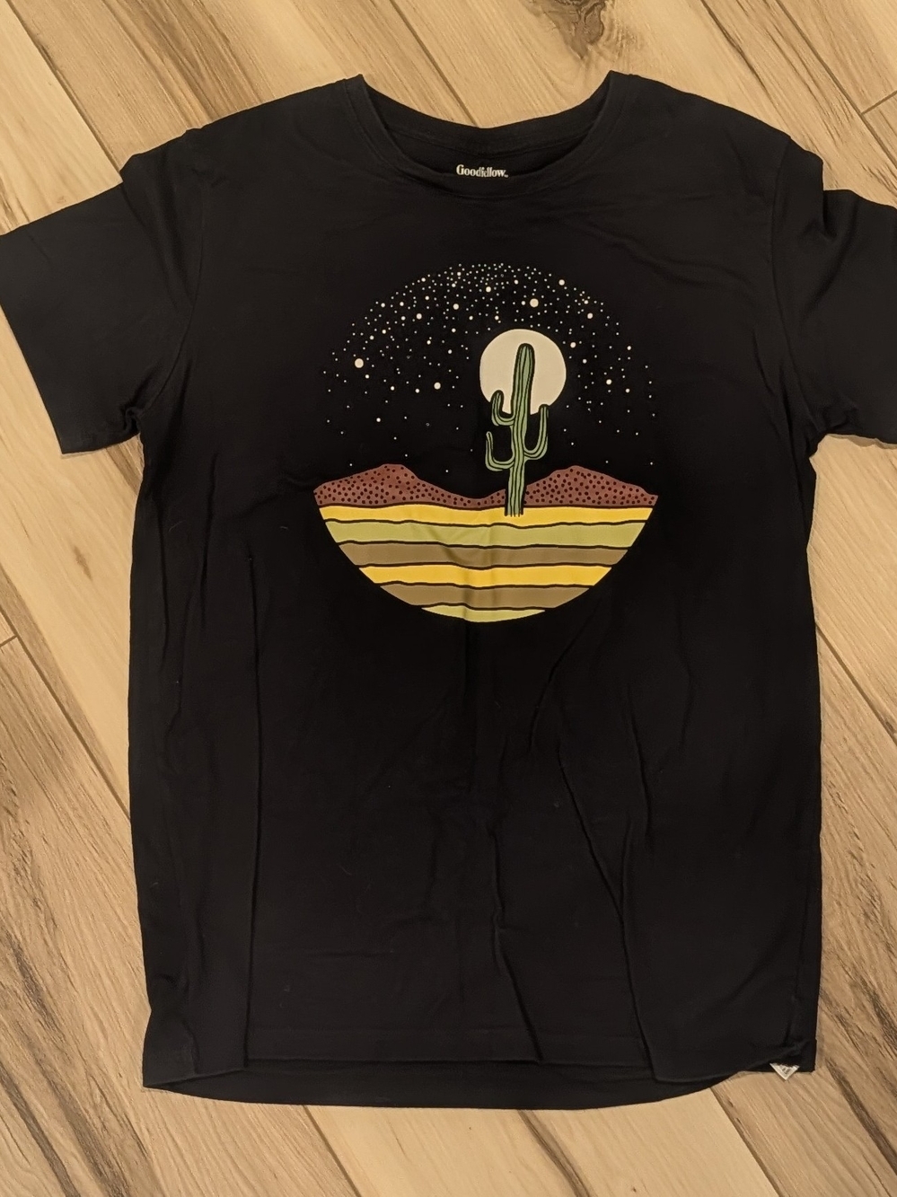 Goodfellow & Co Black Desert Cactus Graphic Tee